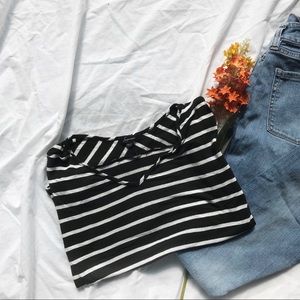 Striped Crop Top